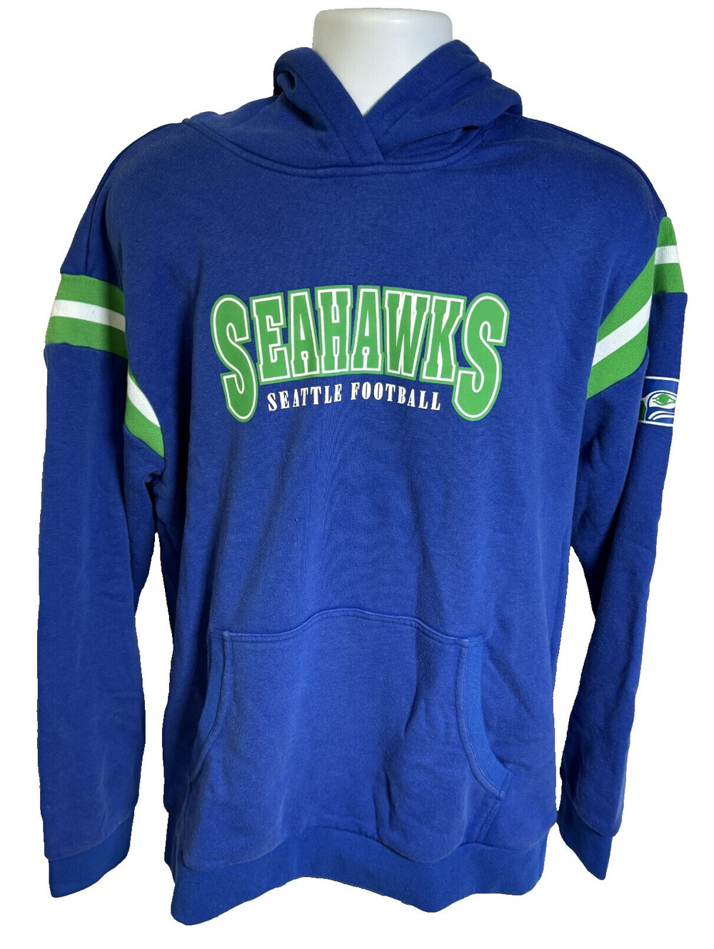Seattle Seahawks Hoodie Sweatshirt Blue Darius Rucker Mens L NEW NWT